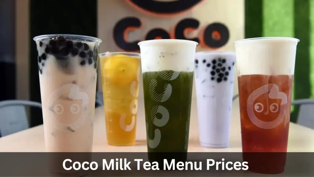 Coco Milk Tea Menu Prices in Philippines