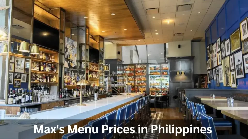Max's Menu Prices in Philippines